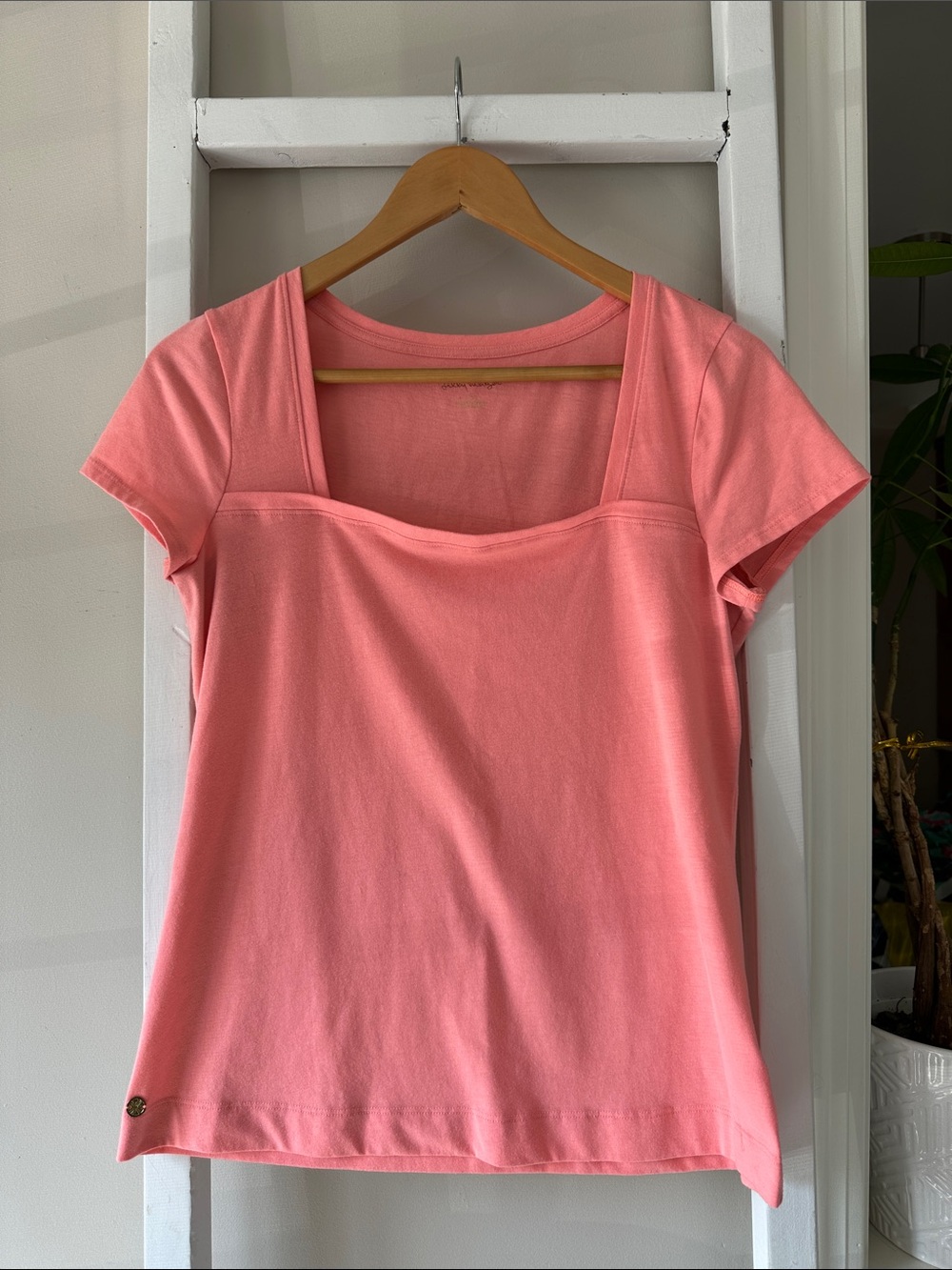 Lilly Pulitzer Rexa Square Neck Top / Tee